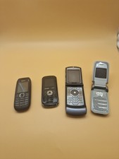 4x cellulare lotto difettoso Siemens Sagem Nokia Motorola per hobbisti pezzi di ricambio