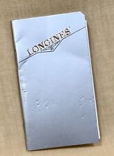 LONGINES 1989 Booklet
