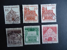 lot de 6 timbres Allemagne