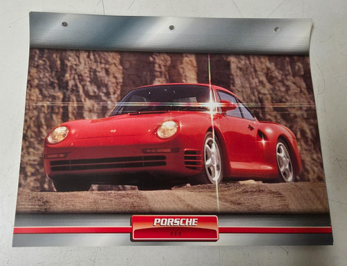 Porsche 959 carte fiche - 959,
