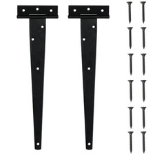 2 Pz Cerniere a T Nere 300mm