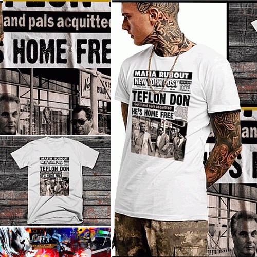 Shirt gangster gotti mafia - gangster,