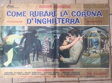 1965 Argoman Italy film poster Roger Browne Come Rubare la Corona d’Inghilterra