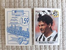 Figurina Baggio Calcio Flash 95 Juventus 1995 N. 159 Con Velina no Panini