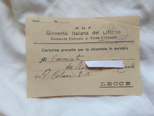 Gioventu italiana del - gioventu',