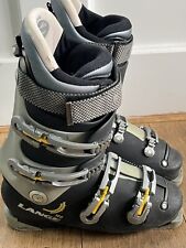 Scarponi da sci Lange Comp 100, nero opaco e argento (taglia UK 10).