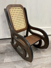 Sedia a dondolo vintage stile