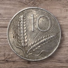 Italia 10 Lire 1968 Alluminio