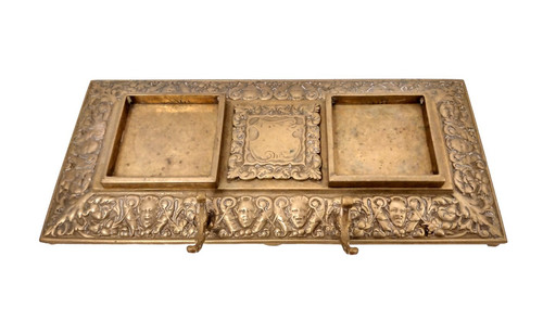 Calamaio antico bronzo - calamaio,