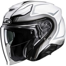 Hjc f31 bask mc10 - bask, white
