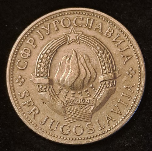 Moneta iugoslavia 6 dinara - iugoslavia,,