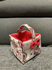 Cestino in stoffa cubo con