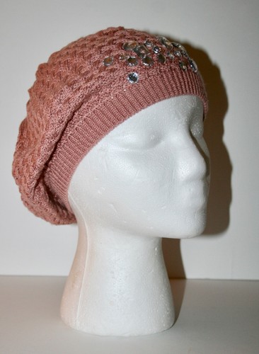 Berretto donna maglia - in, rosa