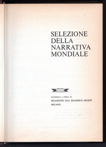 Selezione della narrativa