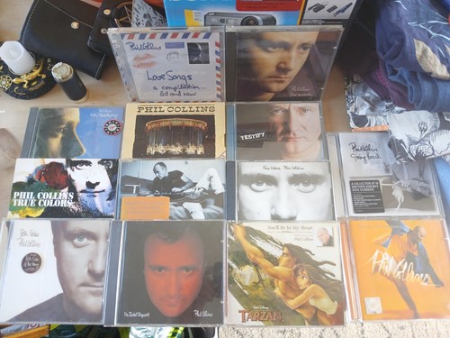 Job lot phil collins cds - lot, 13