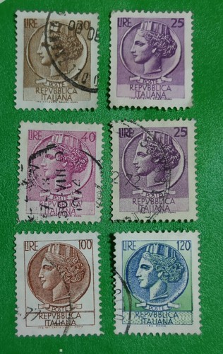 Stock francobolli italia - stock,