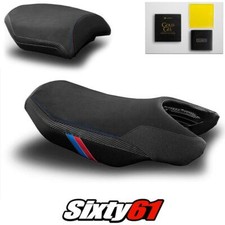 Copri Sella BMW R1200R Gel 2015-2017 2018 Nero Luimoto Tec-Grip Suede Carbonio