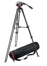 Manfrotto Treppiedi MVK502AM-1 Cavalletto MVT502AM + Testa MVH502A + Borsa di tr