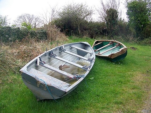 Photo 6x4 fishing boats lough - photo, boats,