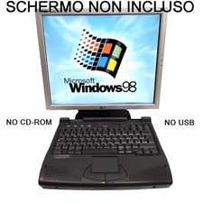 Notebook PC Computer Floppy Seriale Windows 98 NO Schermo Pentium 116 Mhz 22503