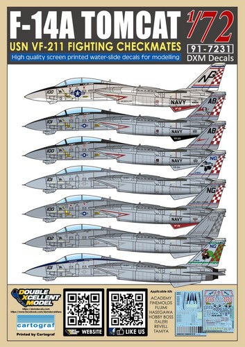 Dxm 14a tomcat usn - 1/72,
