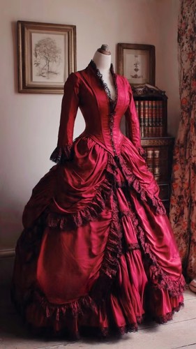 Abito ballo rosso - abito,