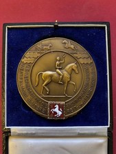 Grande Rare Bronzo Placca per