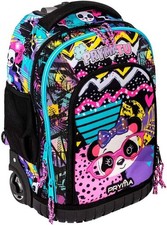 Pryma Panda - Zaino Trolley con Ruote Scuola Elementare Ragazza Bambina