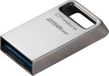 Kingston Datatraveler Micro Drive Flash Usbe 256GB 200Mb/S Metallo USB 3.2 Gen 1