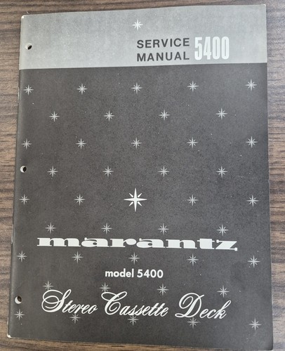 Marantz 5400 cassette - cassette, deck