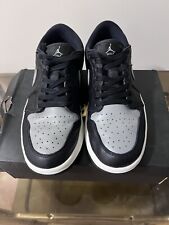 Air Jordan 1 Low G Black/ Medium Grey-Sail Usate Taglia 9.5 USA, 43 Eur