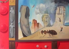 Luigi Regianini (Milano 1930-2013) La formica stanca Olio su tela cm 50x70 1964