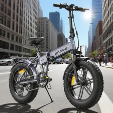 ENGWE Bici Elettrica Pieghevole 250W 48V E-Bike 20'' 7 Velocità Mountain bike