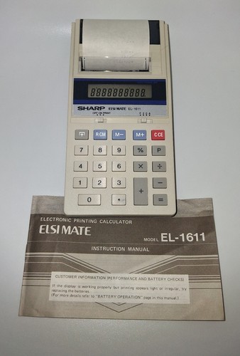 Vintage sharp 1611 in - sharp, el-1611