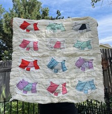 Trapunta cane scozzese vintage