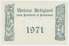 1971 PRATA DI PORDENONE Confederazione italiana artigianato - Tessera 10x7 cm