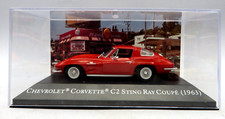 Modellino DIE CAST American Cars Chevrolet Corvette C2 Sting Ray Coupe 1963 1/43