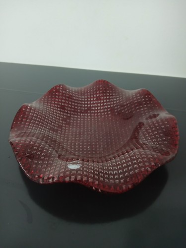Centrotavola ivat vetro rosso - vetro,