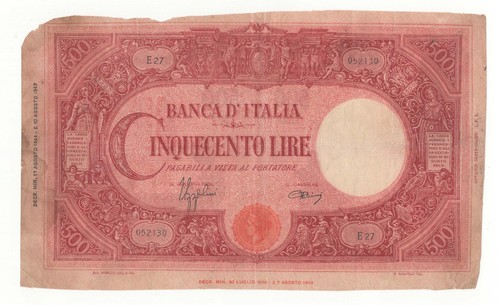 500 lire grande - , c