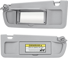 Ombrellone grigio para coche, lado izquierdo del conductor y lado derecho del pasajer