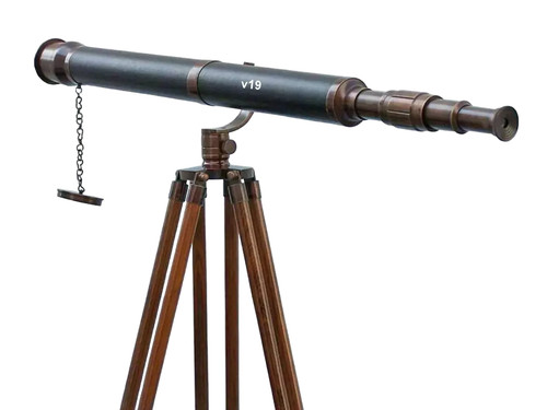 Telescopio ottone con - telescopio,