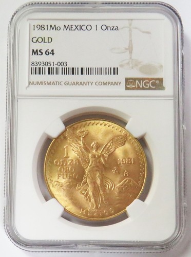 1981 oro messico oz onza - mo,