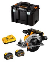 Dewalt sega circolare  dcs565t2 (2 x 54v/18v 6,0 ah + dcb116 + tstak vi) 8435587