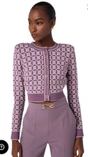 Elisabetta Franchi CARDIGAN CROP IN MAGLIA Sconto 50%