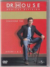 DR. HOUSE MEDICAL DVISION STAGIONE TRE DISCHI 1 E 2 DVD 8 Ep Hugh Laurie M08684