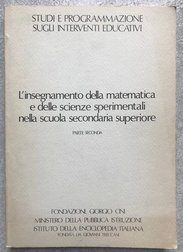 Insegnamento della - l`insegnamento,