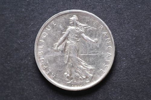 Francia 1960 moneta - argento, 5