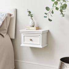 Comodino da parete bianco -