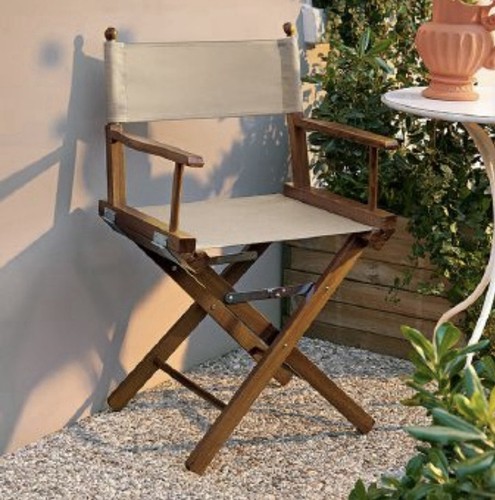 Sedia regista con braccioli - con,