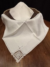 8 Antichi Tovaglioli In Lino